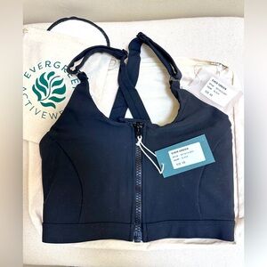 Evergreen Pumping/Nursing Black Sports Bra-Size XS -Maternity & postpartum NWT